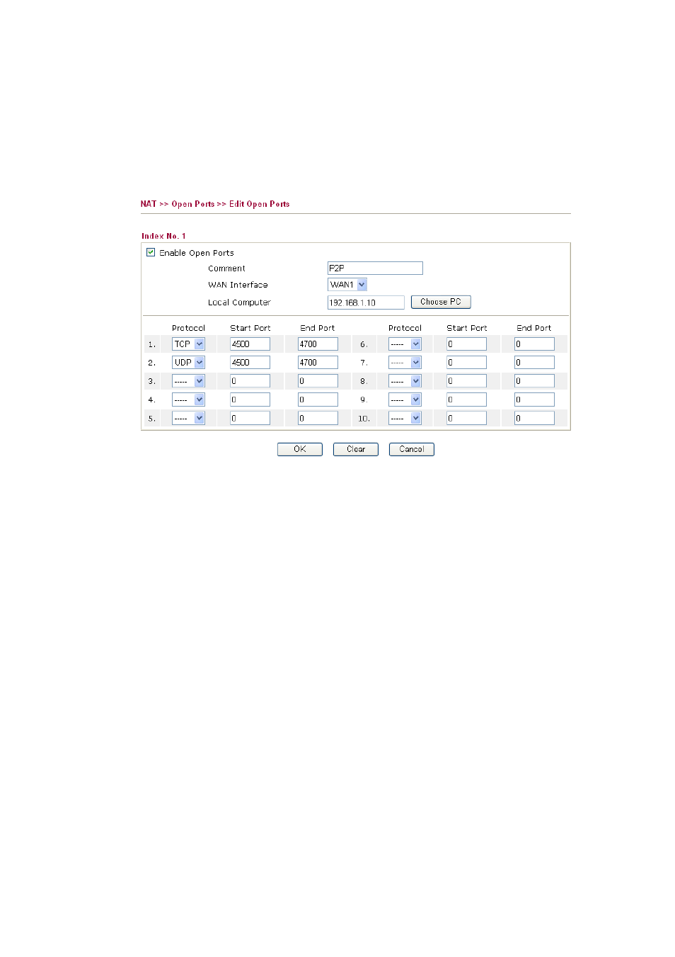 Draytek DUAL-WAN SECURITY ROUTER VIGOR2910 User Manual | Page 49 / 199