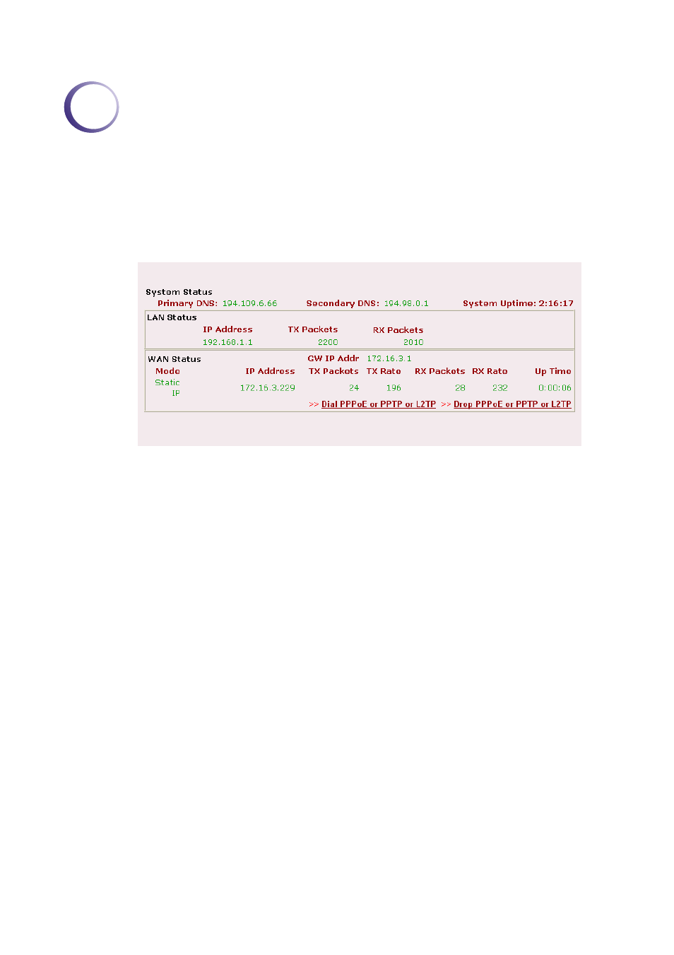 System management, 1 online status, 2 vpn connection management | Draytek 2900 User Manual | Page 127 / 173