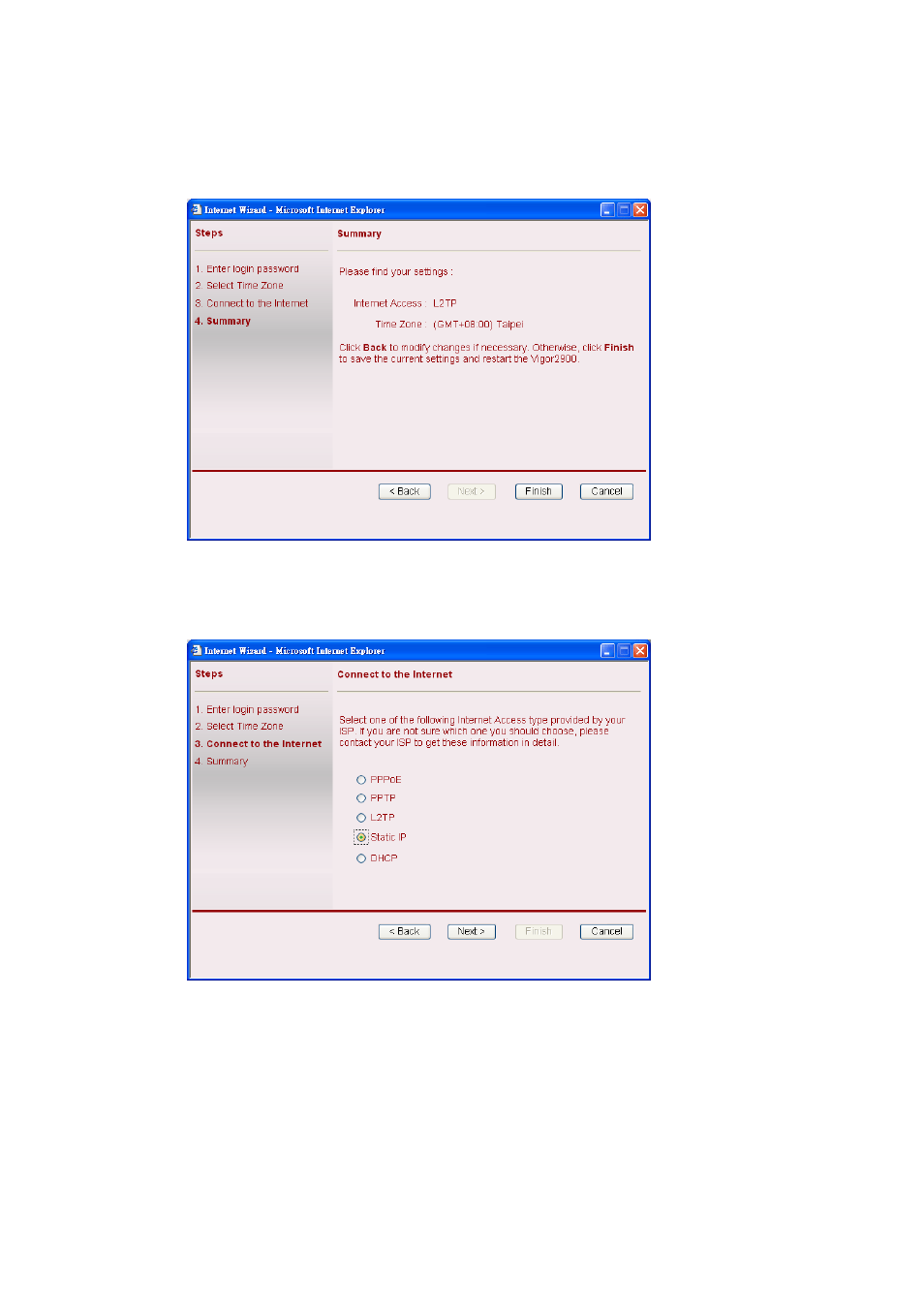 5 static ip | Draytek 2900 User Manual | Page 25 / 173