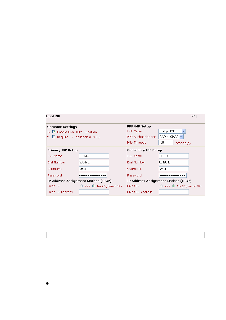 7 dialing to a dual isps, 7 virtual ta (remote capi) setup | Draytek 2900 User Manual | Page 55 / 173
