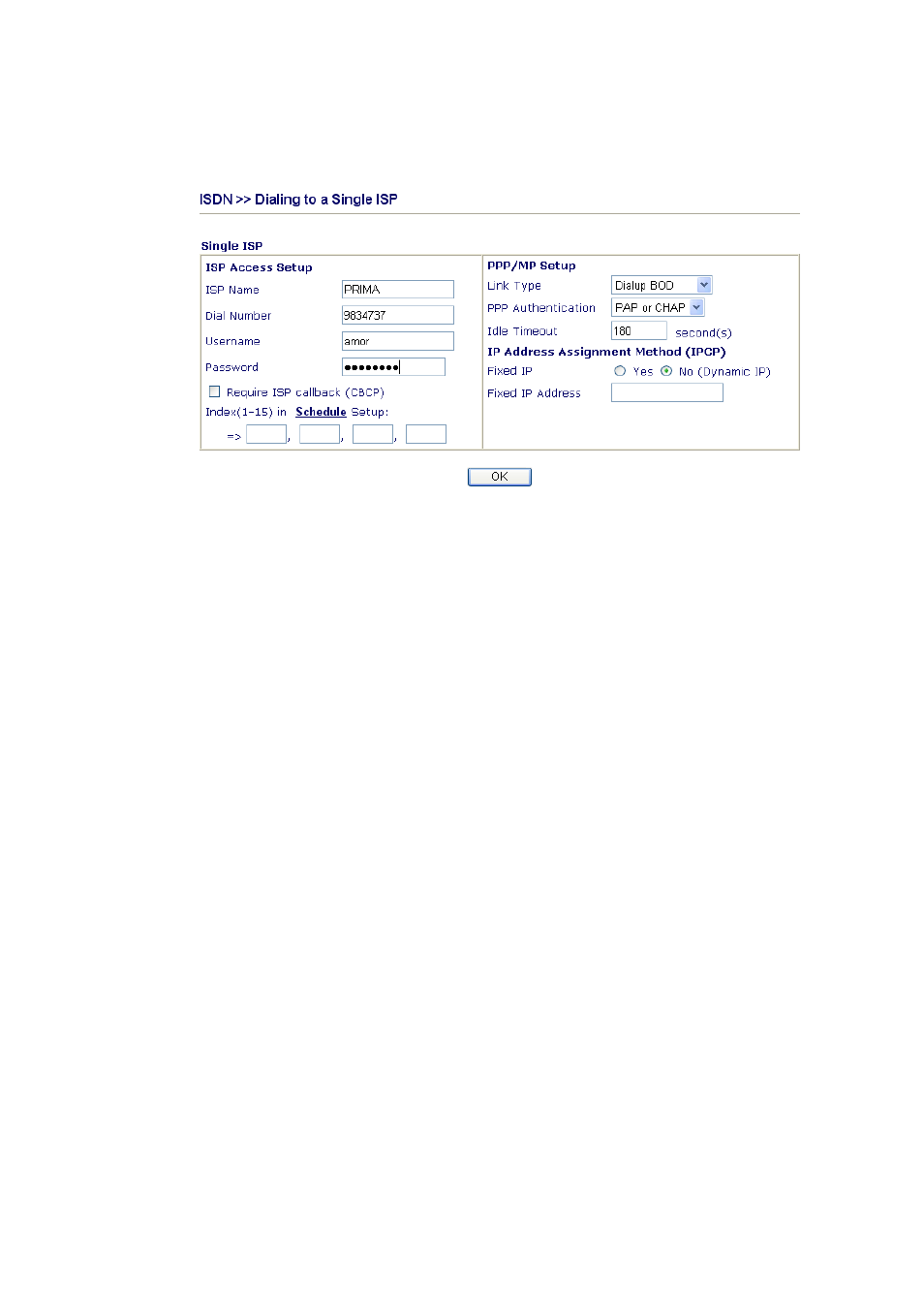 2 dialing to a single isp | Draytek 2800 Series User Manual | Page 119 / 197