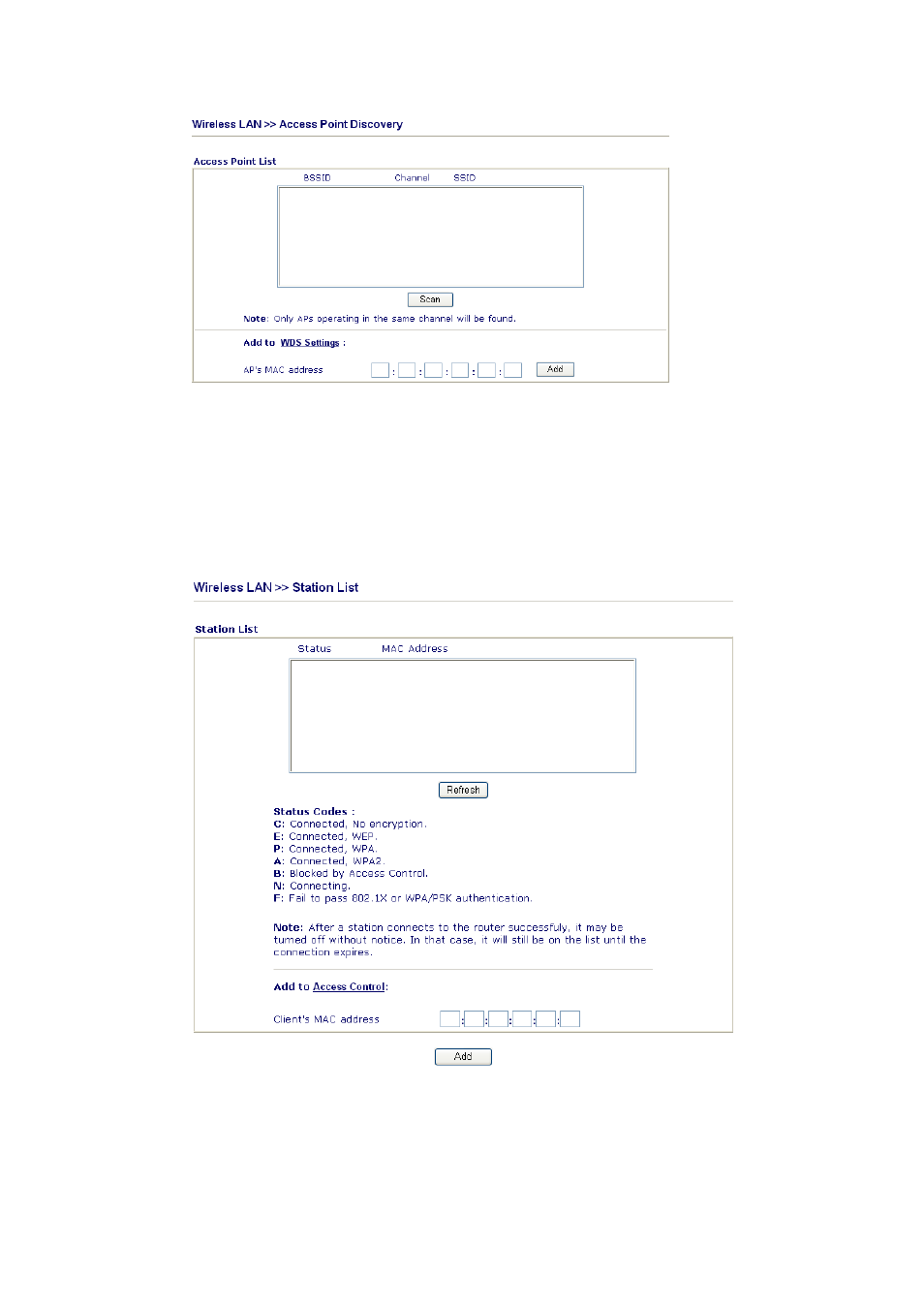 7 station list | Draytek 2800 Series User Manual | Page 136 / 197