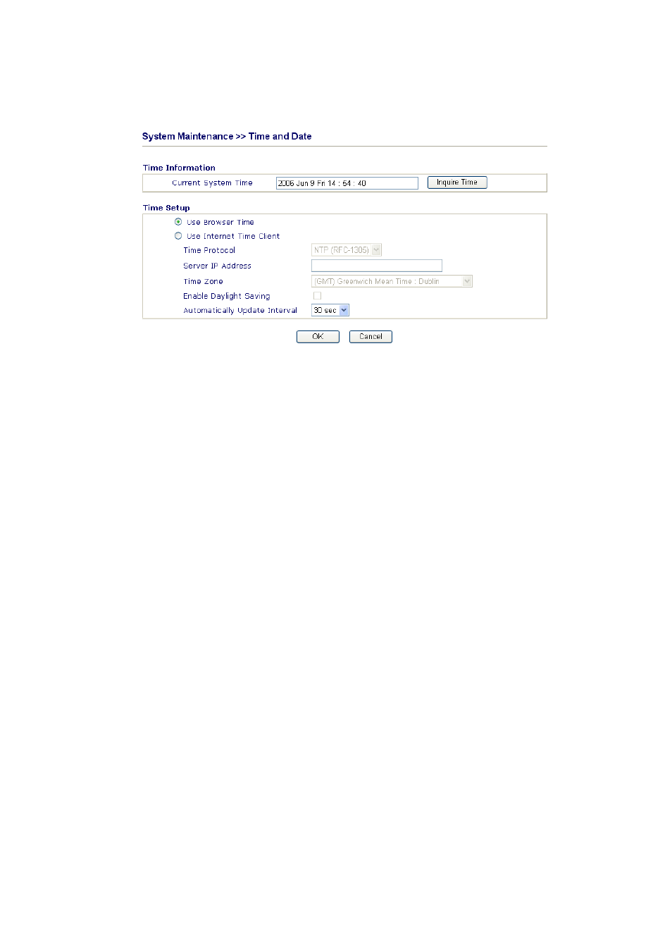 5 time and date | Draytek 2800 Series User Manual | Page 150 / 197