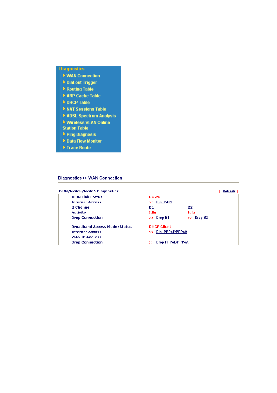 14 diagnostics, 1 wan connection | Draytek 2800 Series User Manual | Page 154 / 197