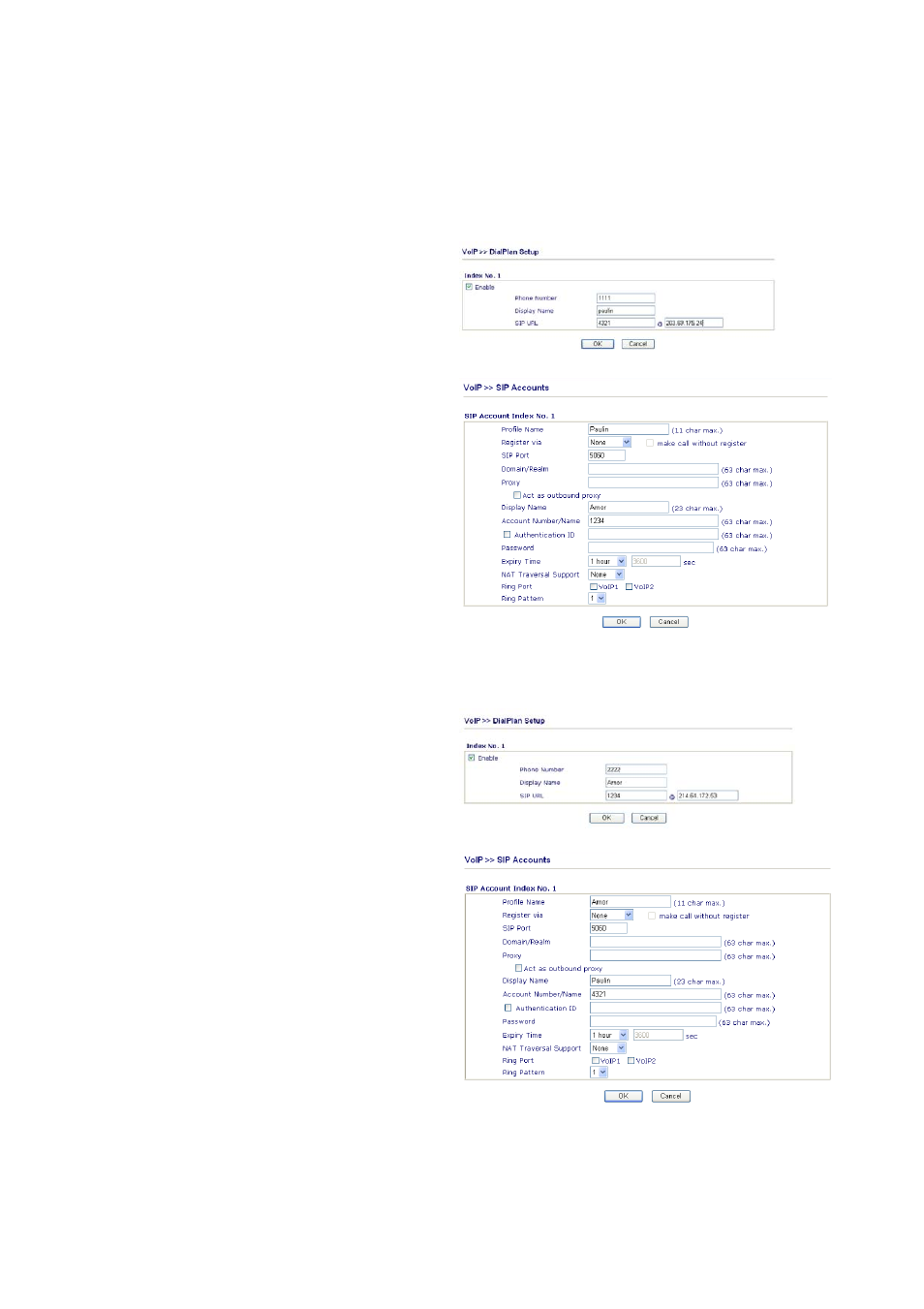 2 peer-to-peer calling | Draytek 2800 Series User Manual | Page 181 / 197