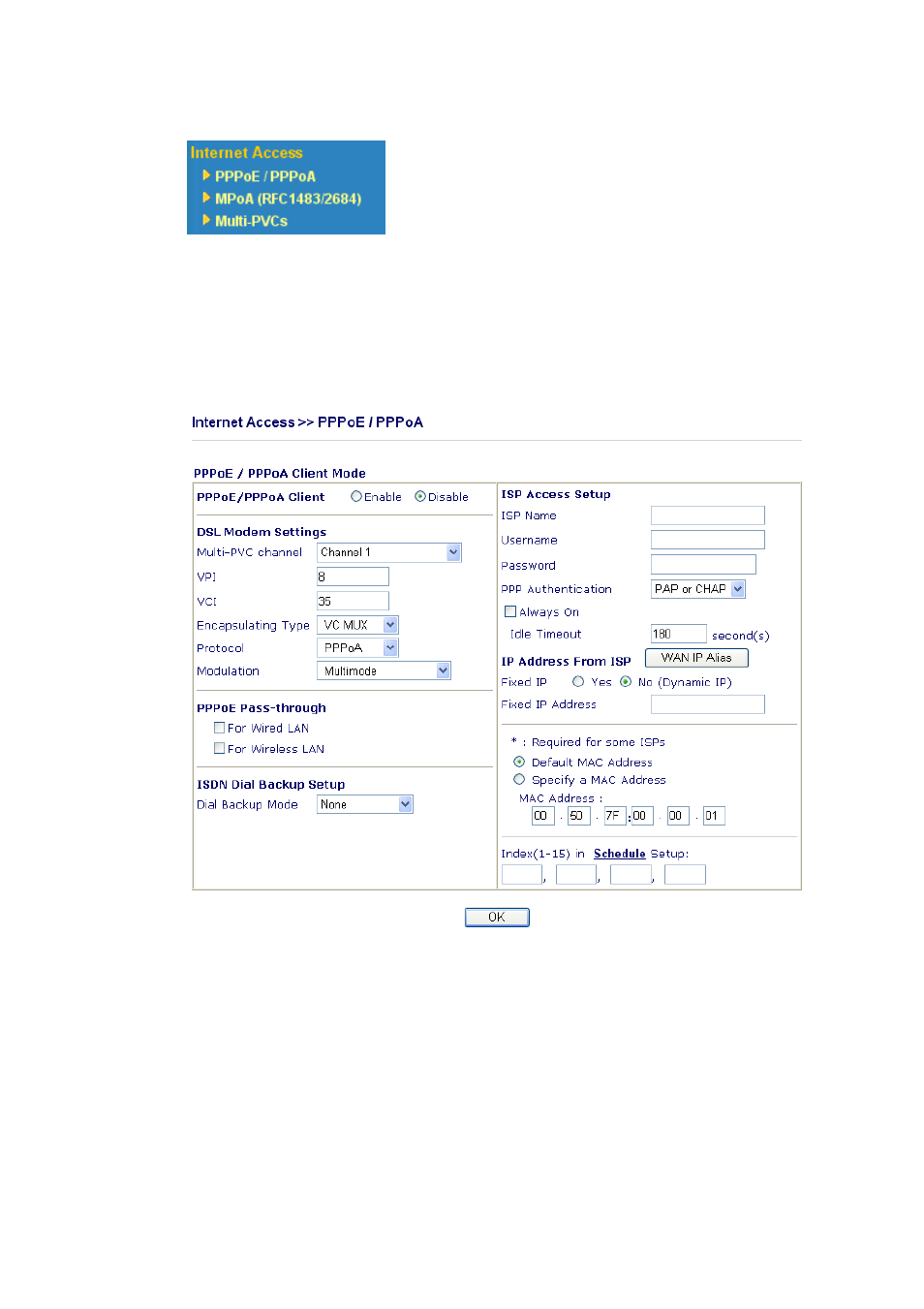 2 pppoe/pppoa | Draytek 2800 Series User Manual | Page 26 / 197