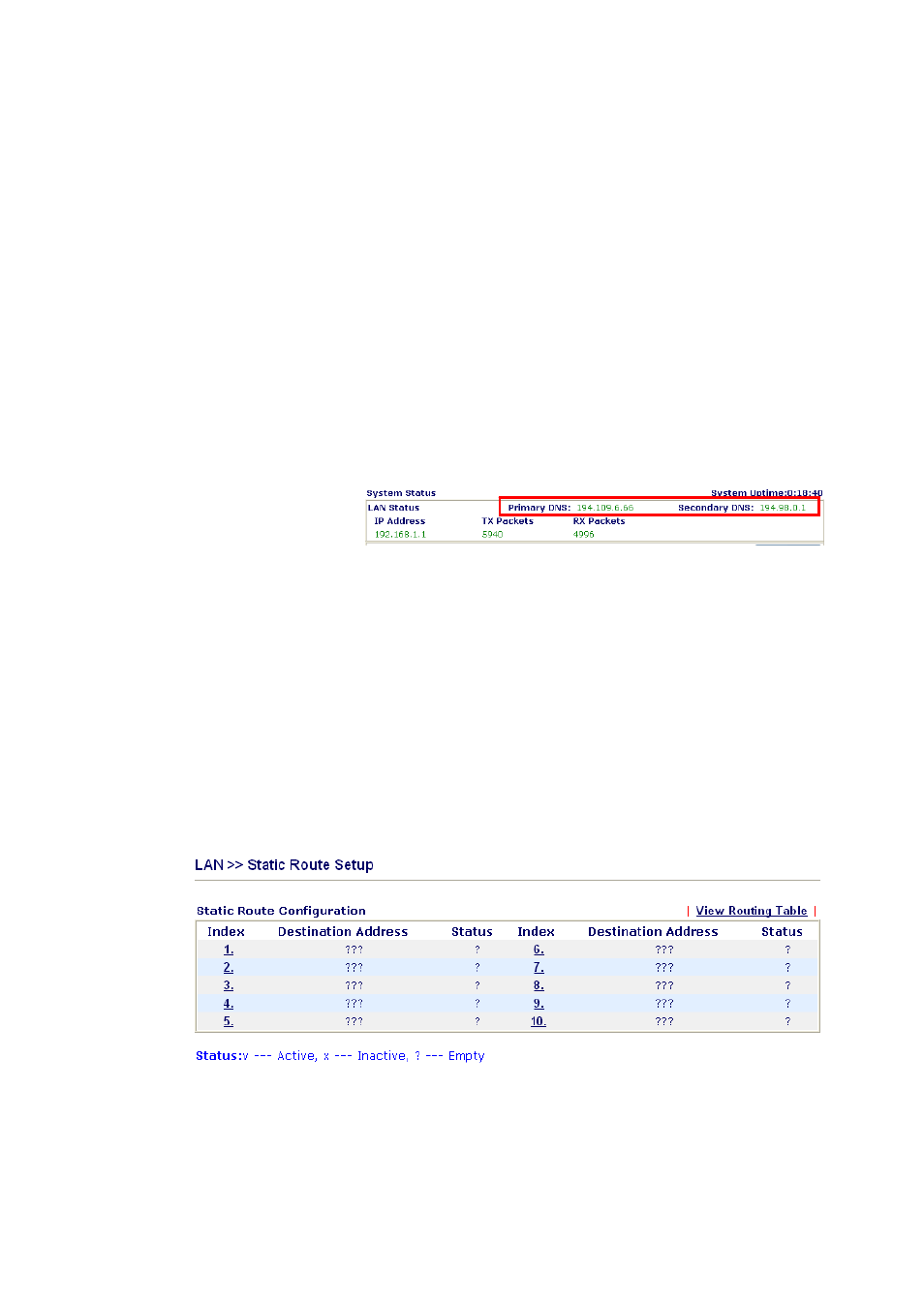 3 static route | Draytek 2800 Series User Manual | Page 37 / 197