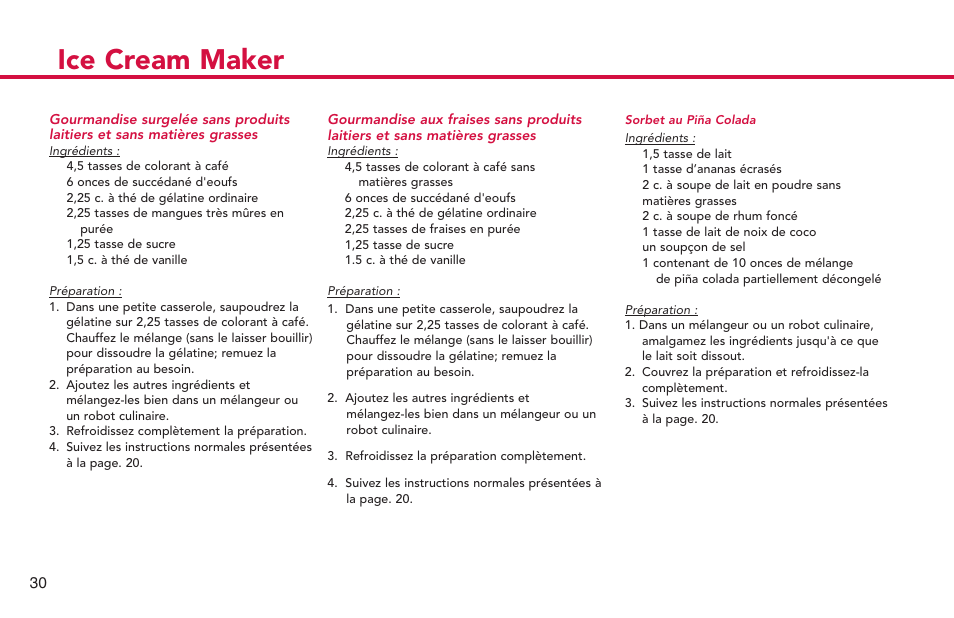 Ice cream maker | Deni Ice Cream Maker 2qt 5225 User Manual | Page 31 / 51