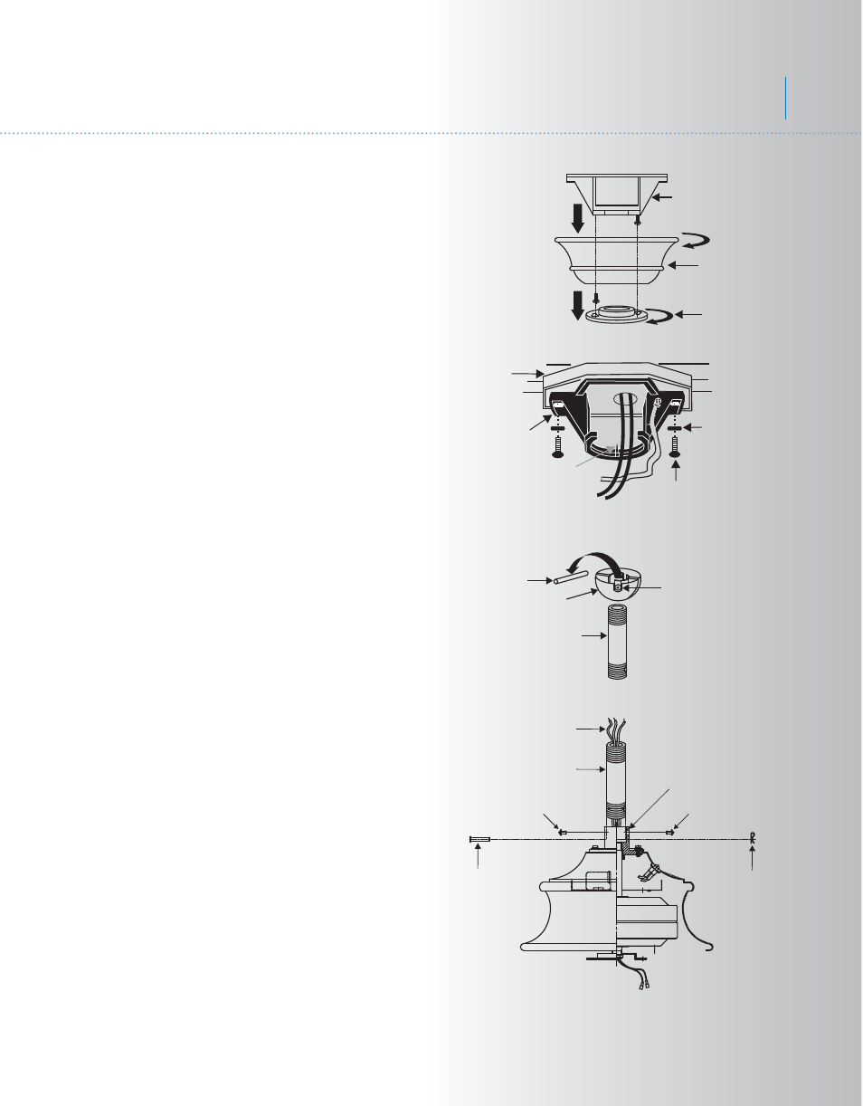 Yg355kcl-310104-p4, Cameron, Hanging the fan | Kichler 310104 User Manual | Page 5 / 14