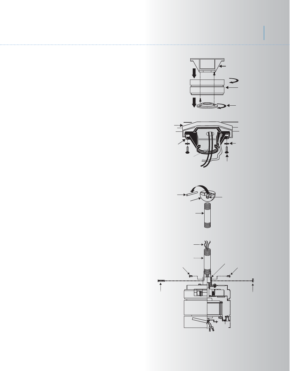 Al583kkcl-300146-p4, Arkwright, Hanging the fan | Kichler 300146 User Manual | Page 5 / 18