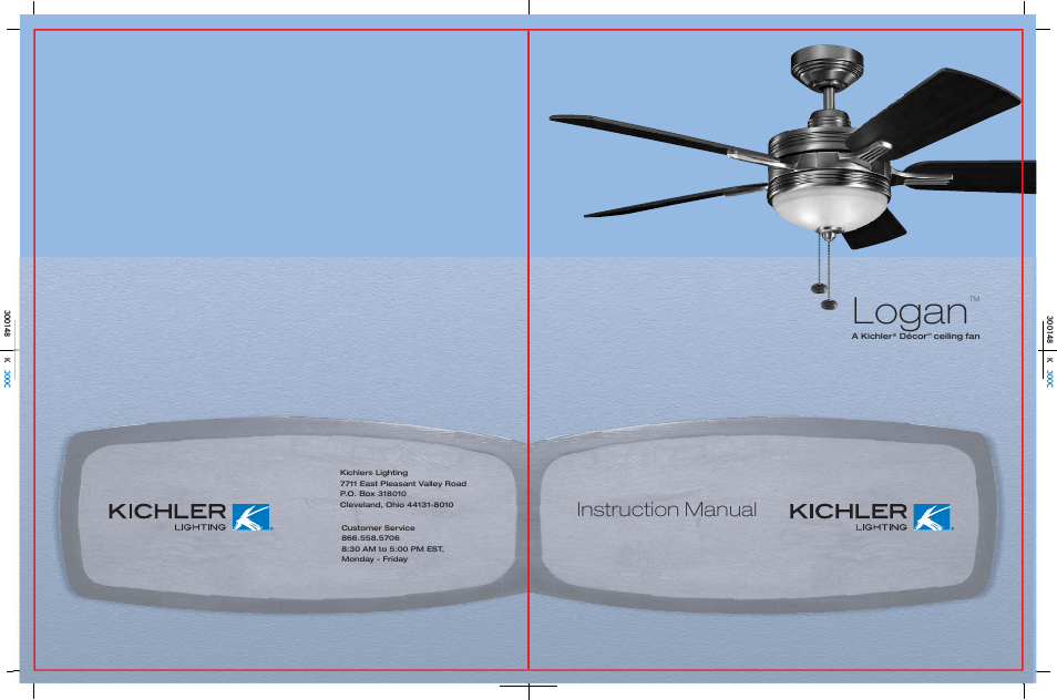Kichler 300148 User Manual | 12 pages