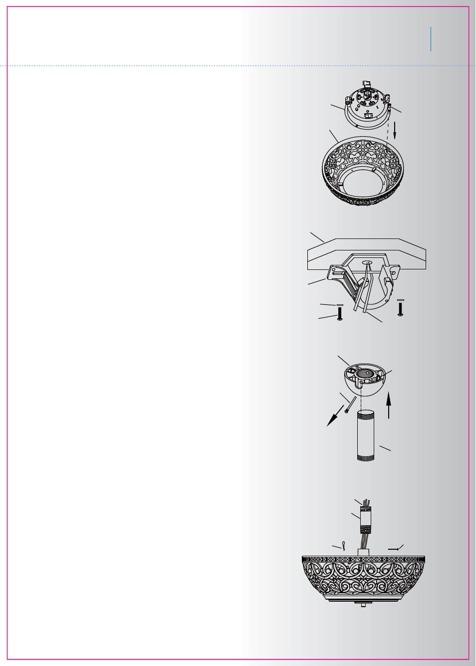 Corez, Hanging the fan | Kichler 300113 User Manual | Page 5 / 12