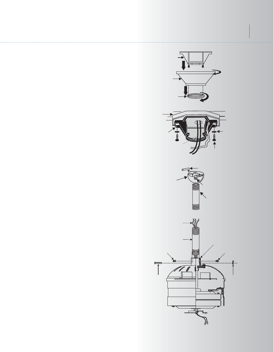 Kcl54+1l-300020-p4, Kittery point, Hanging the fan | 4fig. 7 fig. 8, Fig. 6 fig. 5 | Kichler 300020 User Manual | Page 5 / 14