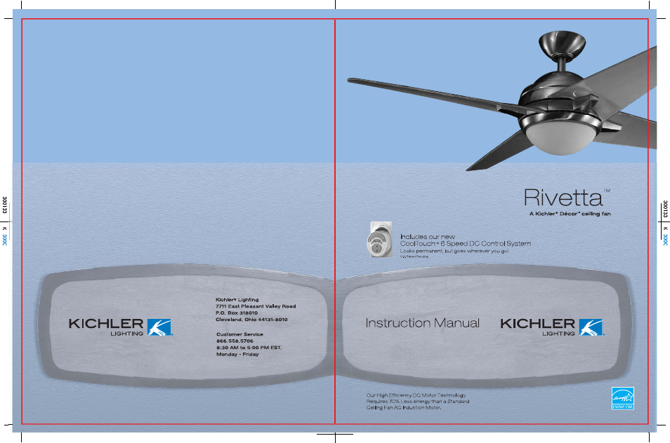 Kichler 300133 User Manual | 16 pages