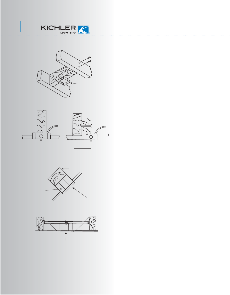 Mounting options | Kichler 300103 User Manual | Page 4 / 13