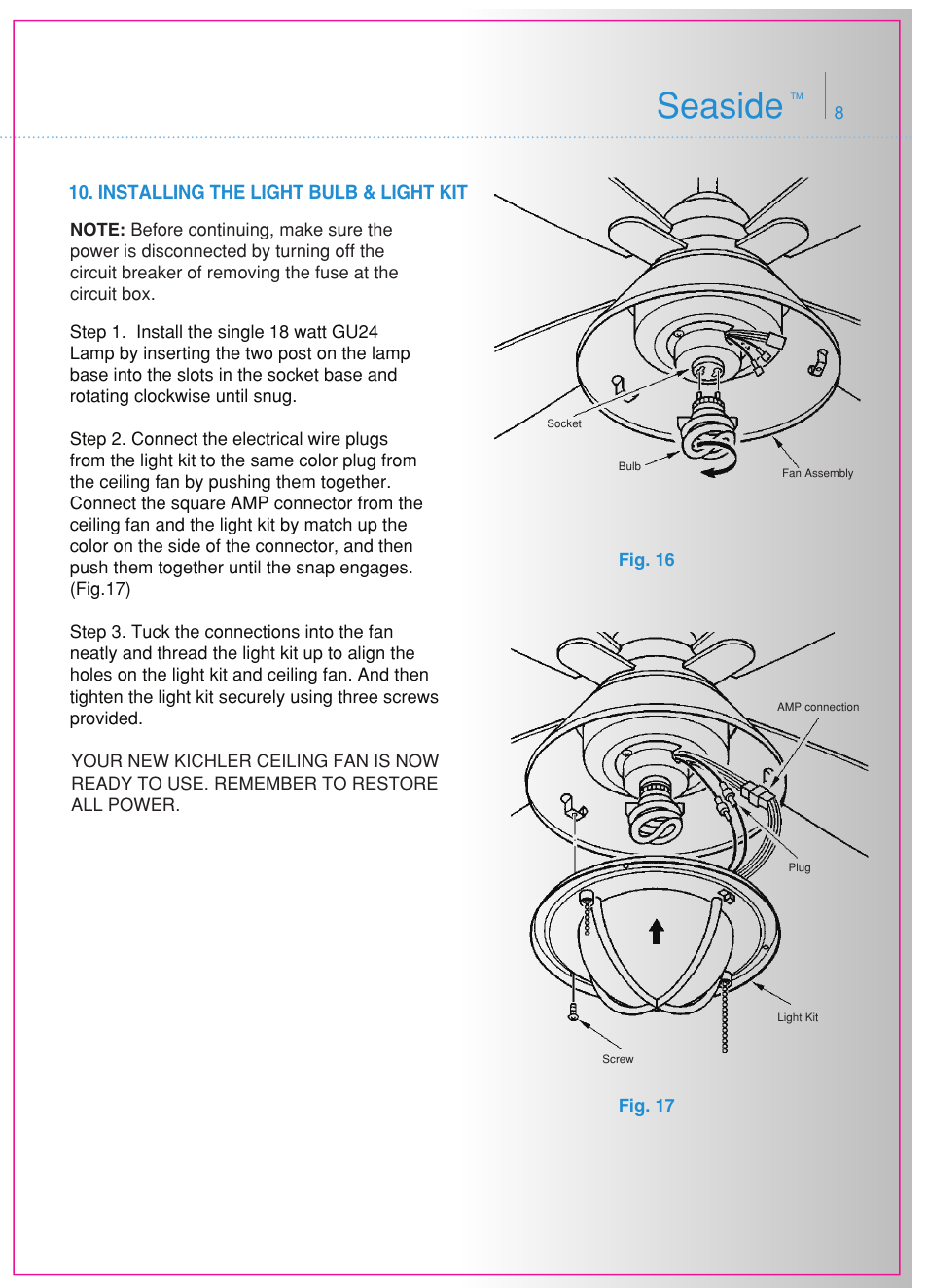 3easide | Kichler 310131 User Manual | Page 9 / 12