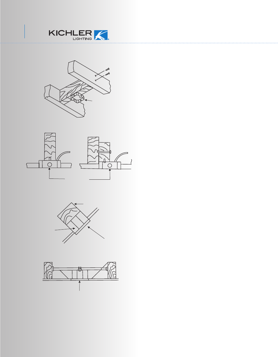 Yg208kcl-337016-p3, Mounting options | Kichler 337016 User Manual | Page 4 / 15