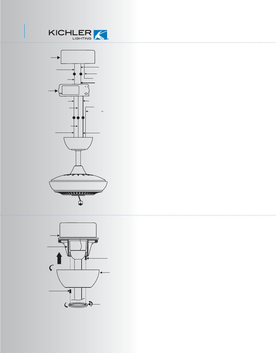 Yg208kcl-337016-p7, Finishing the installation | Kichler 337016 User Manual | Page 8 / 15