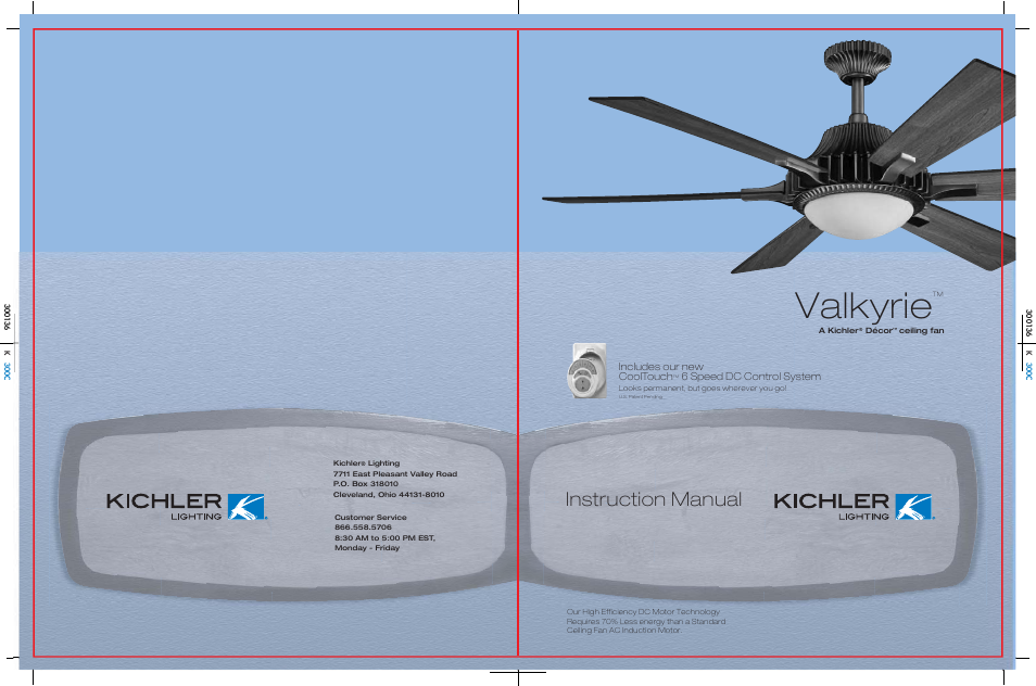 Kichler 300136 User Manual | 16 pages