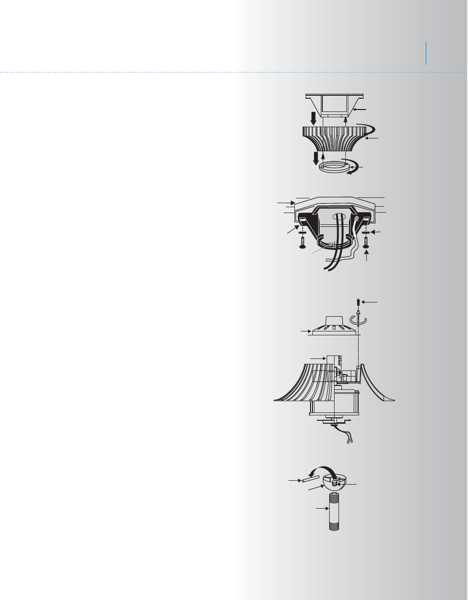 Kcl78-300136-p4, Valkyrie, Hanging the fan | Kichler 300136 User Manual | Page 5 / 16