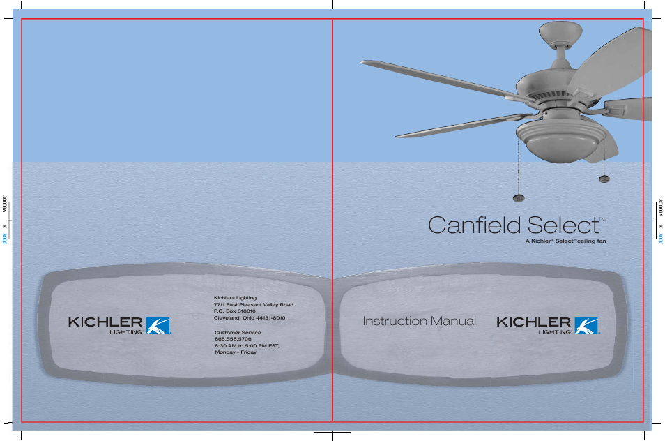 Kichler 300016 User Manual | 12 pages