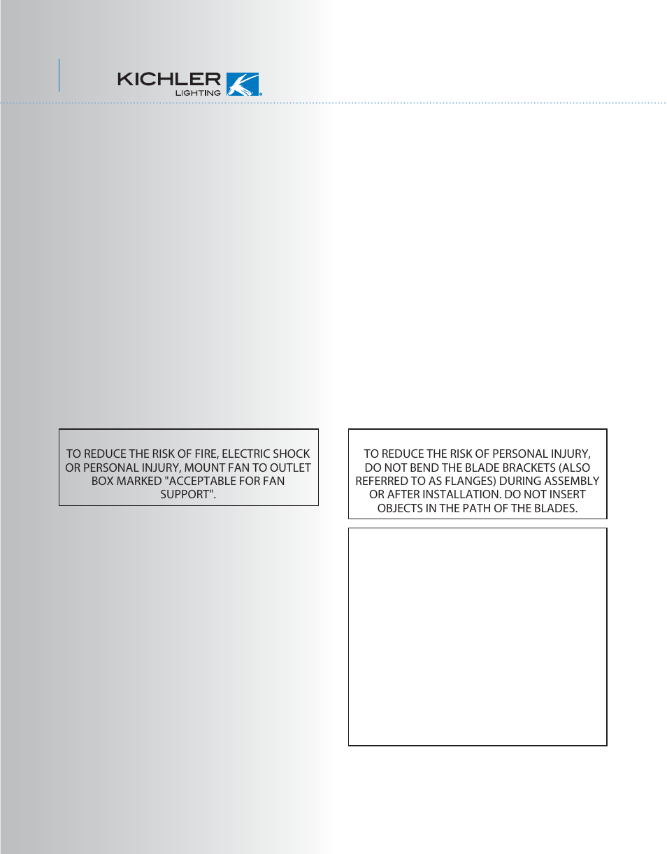 Yg208kcl-52a-300016-p1 | Kichler 300016 User Manual | Page 2 / 12