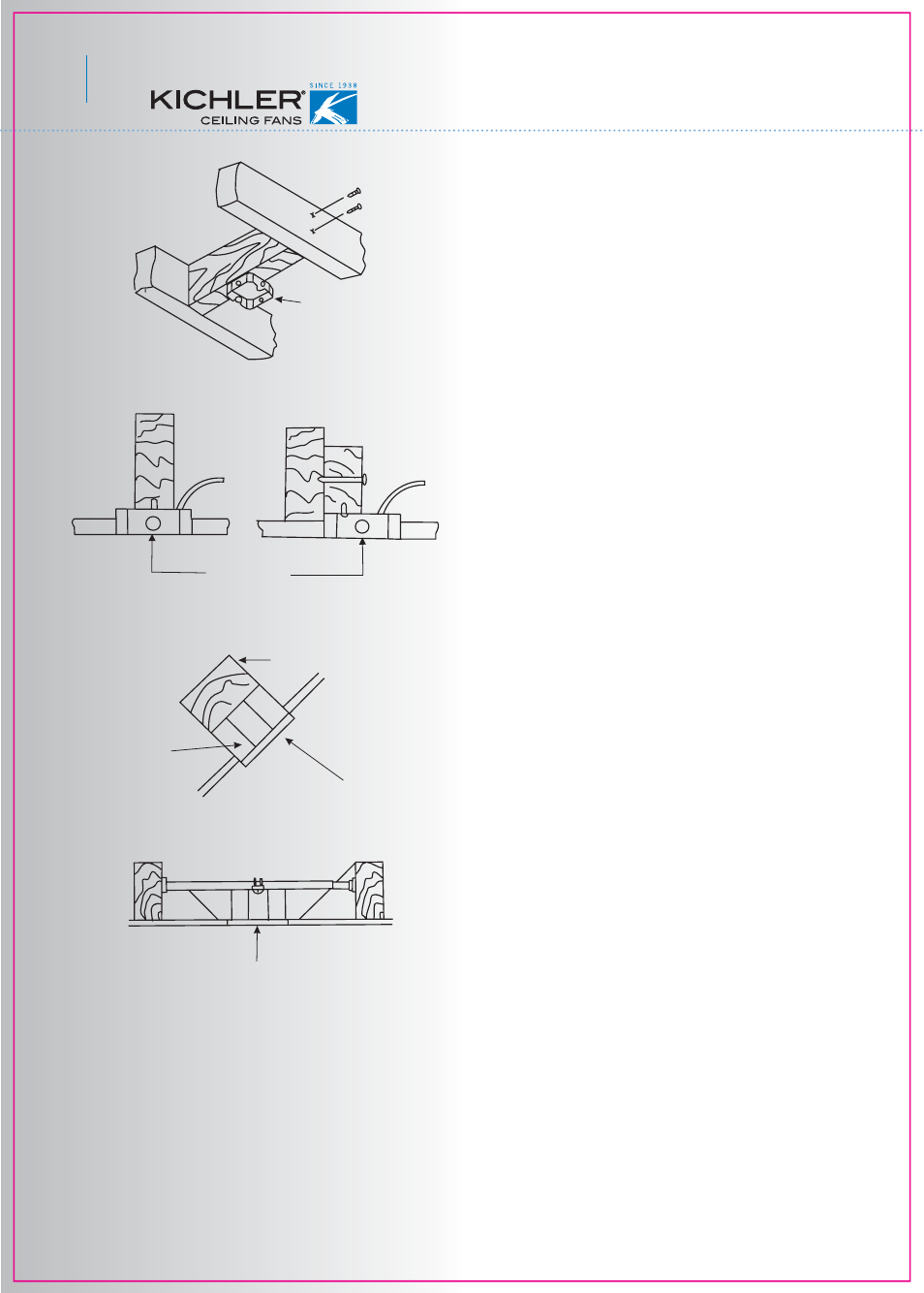 Mounting options | Kichler 300004 v.2 User Manual | Page 4 / 14