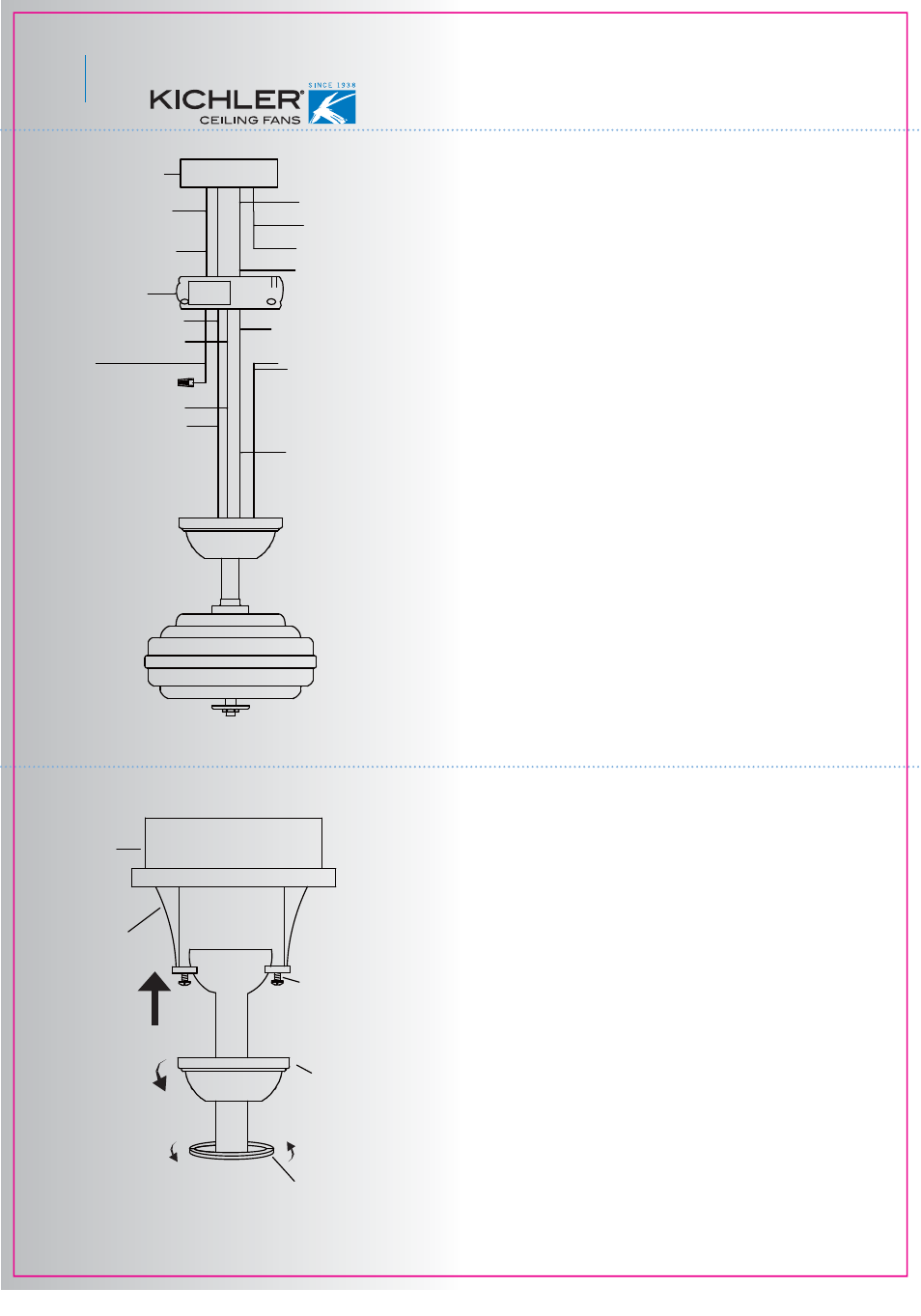 Installing the ceiling canopy | Kichler 300004 v.2 User Manual | Page 8 / 14