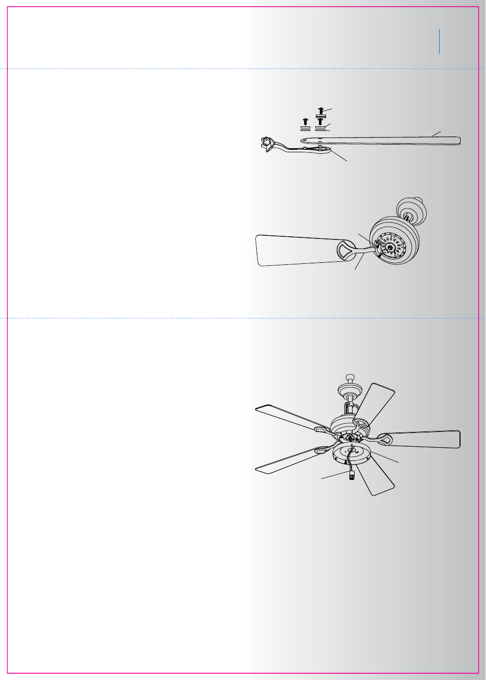 Meredith, Attaching the fan blades, Installating the mounting plate | Kichler 300004 v.2 User Manual | Page 9 / 14