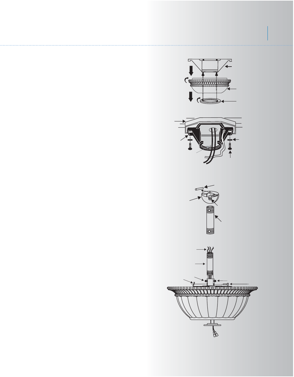 Larissa, Hanging the fan | Kichler 300012 User Manual | Page 5 / 14