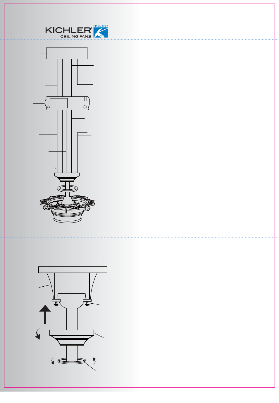 Installing the ceiling canopy | Kichler 300006 User Manual | Page 8 / 14