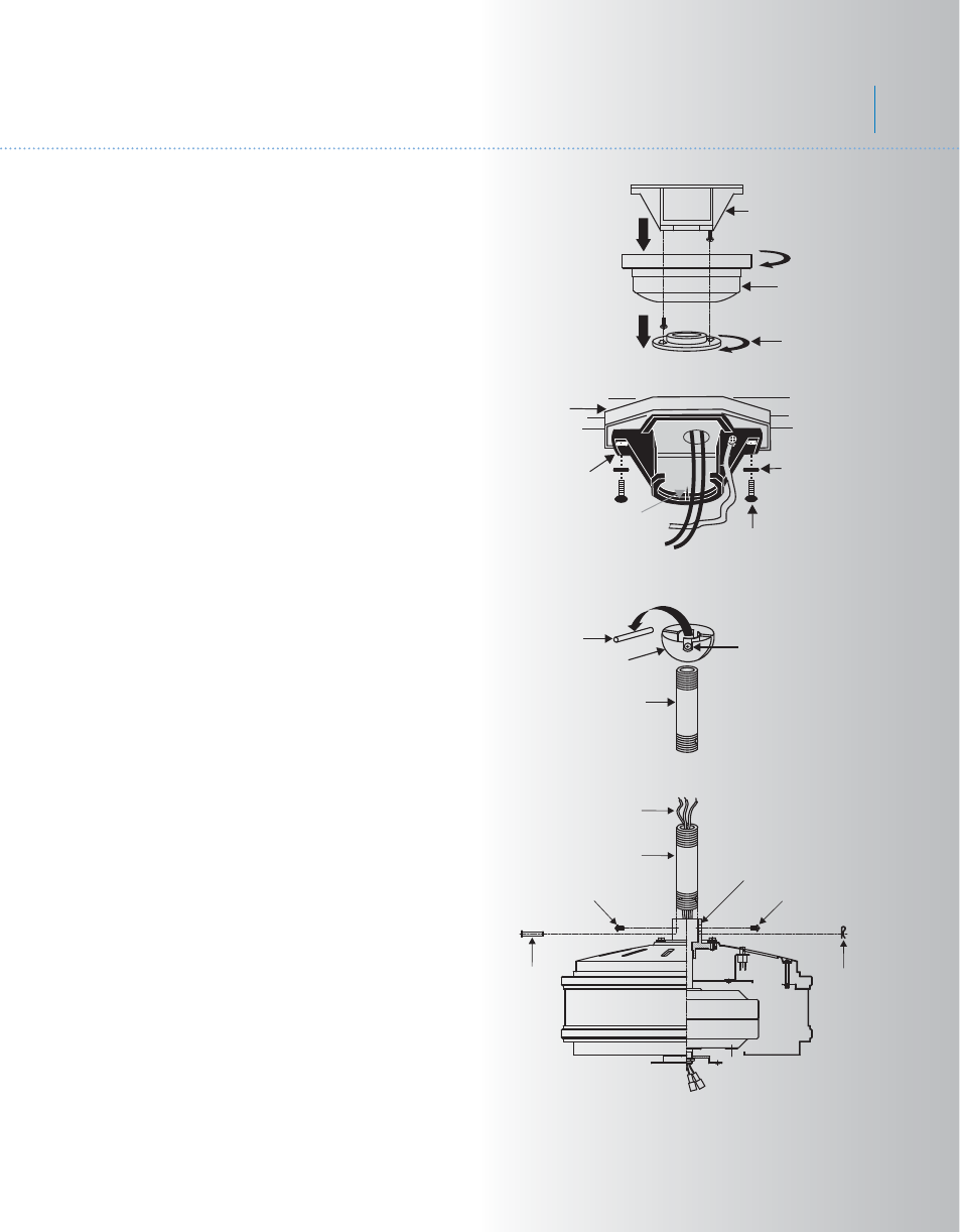 Kcl84-300140-p4, Talbot, Hanging the fan | Kichler 300140 User Manual | Page 5 / 14