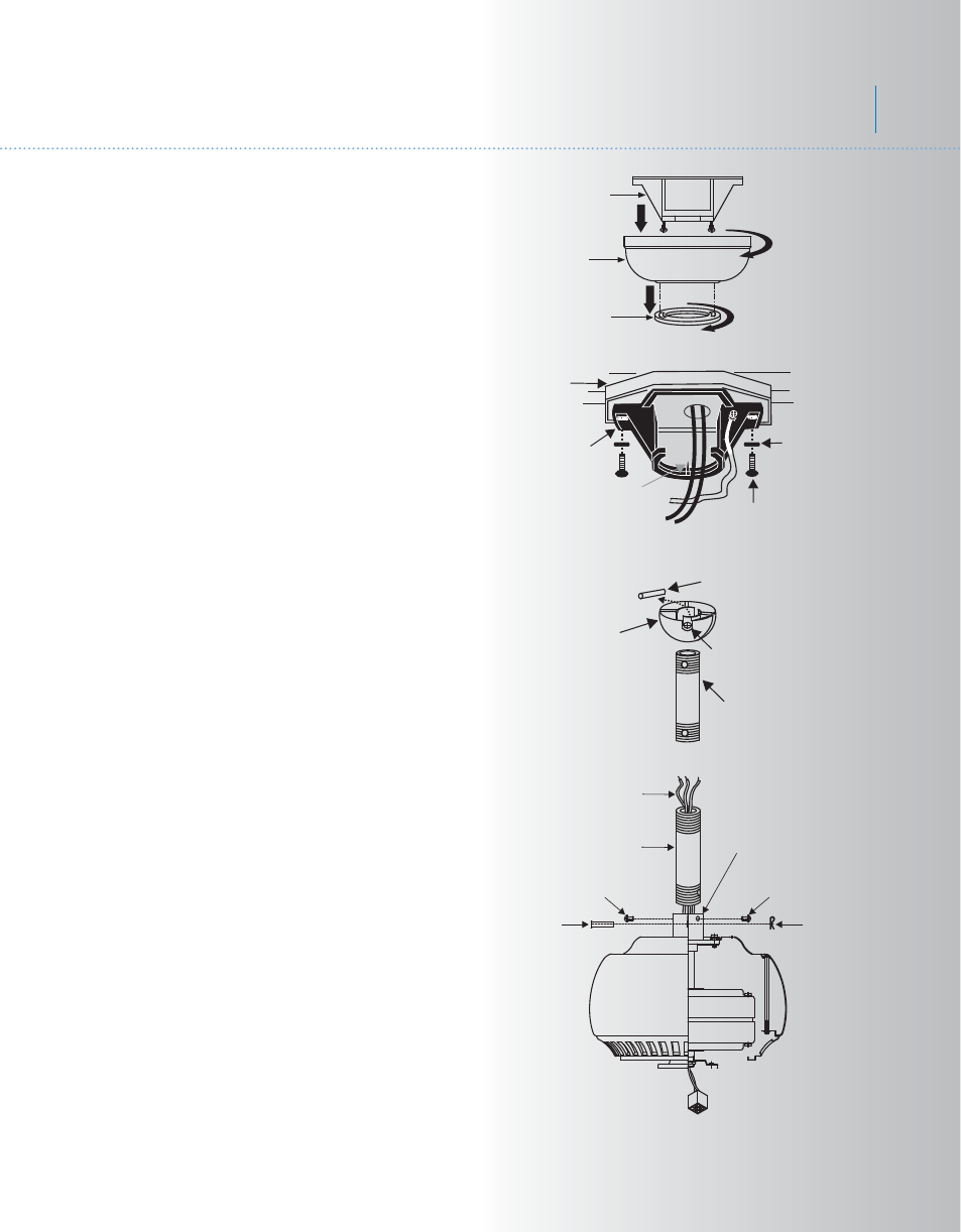 Al113kcl-300123-e-p4, Richland, Hanging the fan | Kichler 300123 User Manual | Page 5 / 11