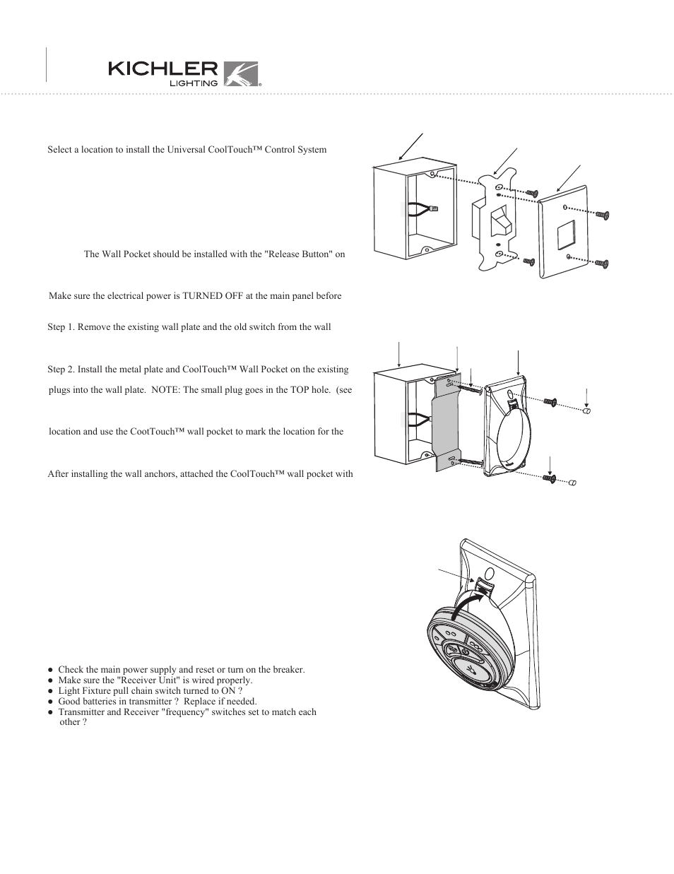 Kichler 337214 User Manual | Page 4 / 4