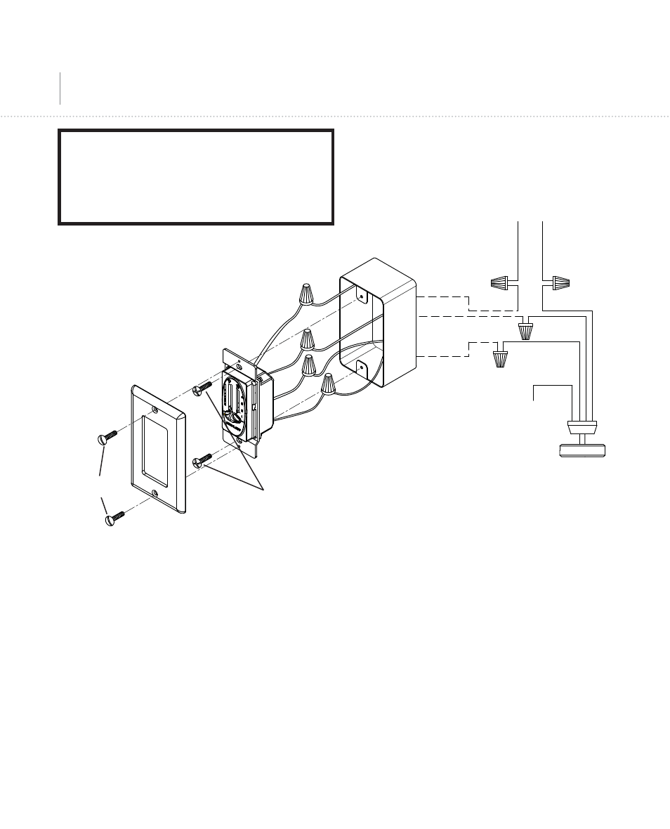 Warning! hook up “in series” only, Fig. 6 3, Ac 120v input | Kichler 337010 Dual Speed and Light Switch User Manual | Page 3 / 3