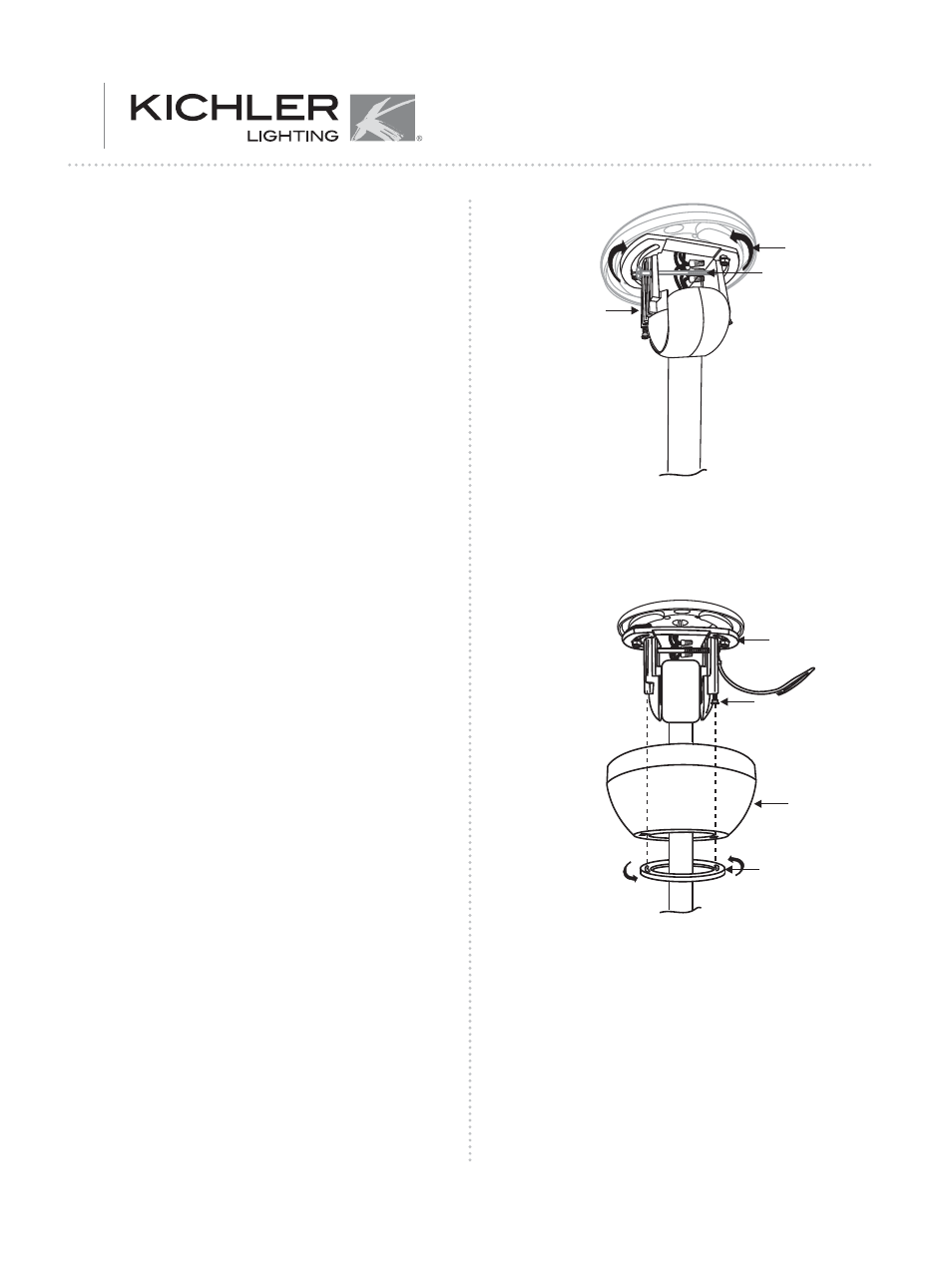 Kcl-adapter kit-7b, Finishing the installation | Kichler 337005 User Manual | Page 8 / 8