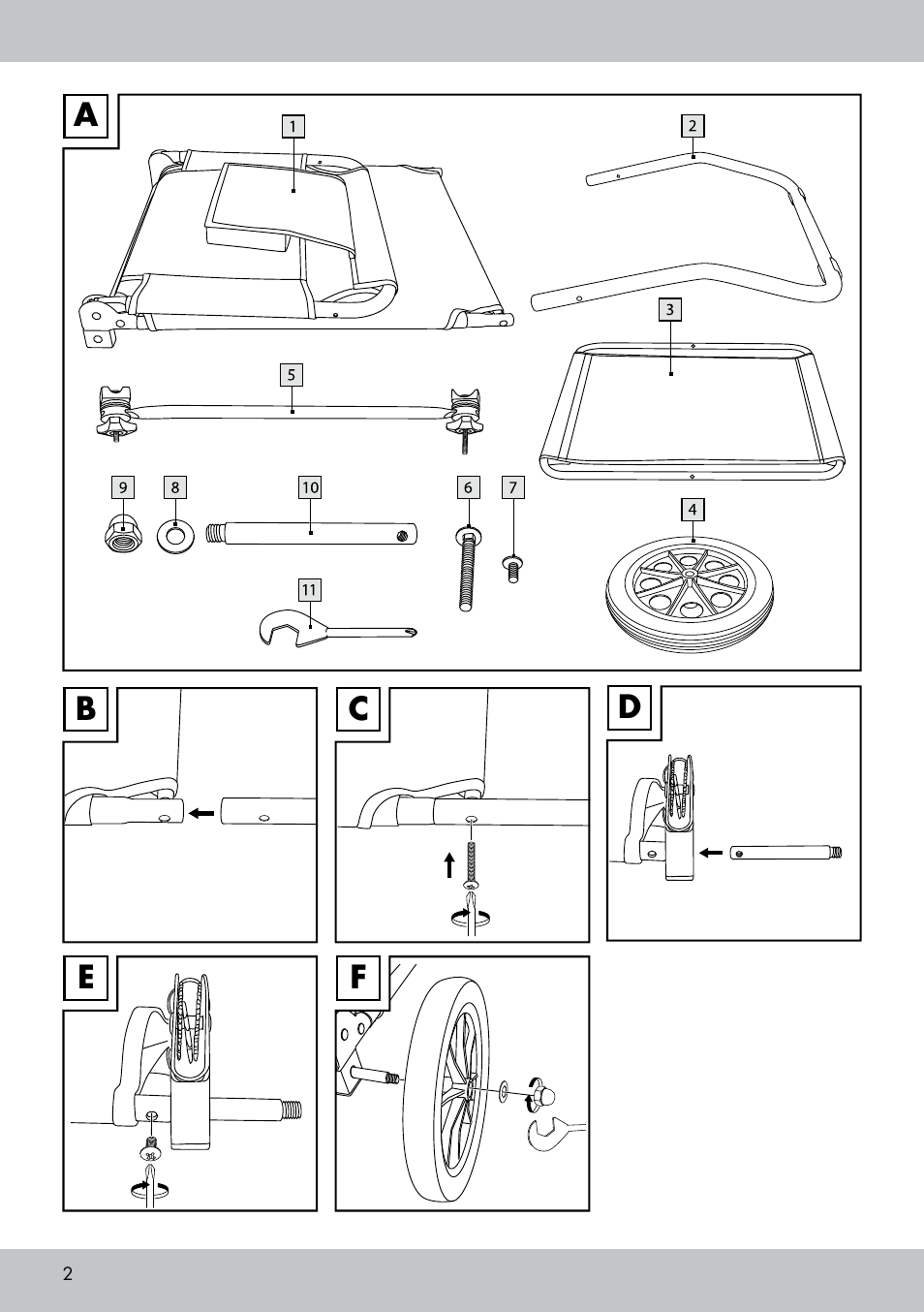 Crivit Sun Lounger User Manual | Page 2 / 16