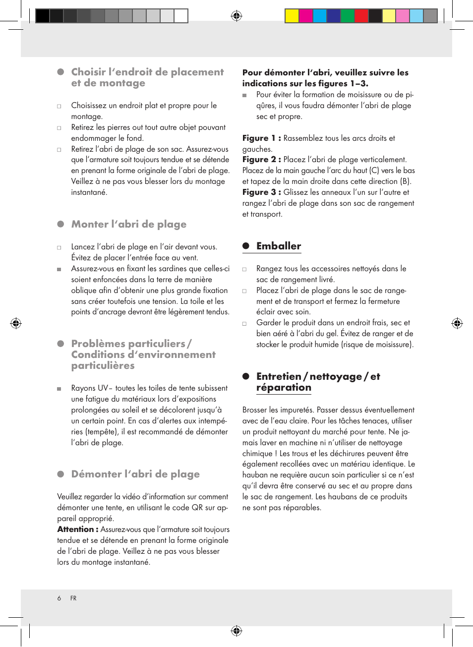 Crivit Pop-Up Beach Shelter User Manual | Page 6 / 14
