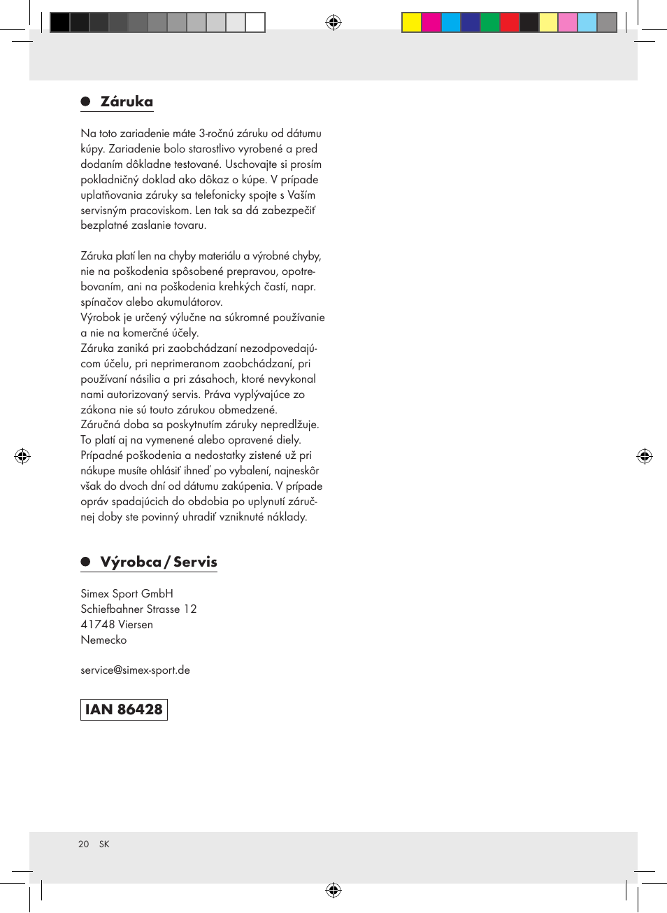 Crivit Pop-Up Beach Shelter User Manual | Page 20 / 24