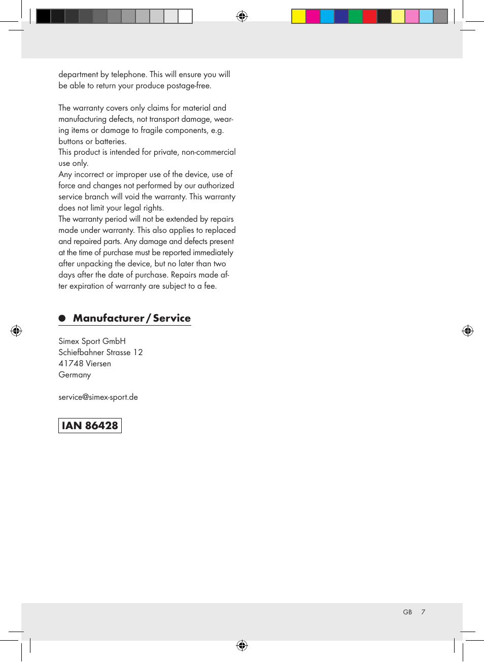 Crivit Pop-Up Beach Shelter User Manual | Page 7 / 24