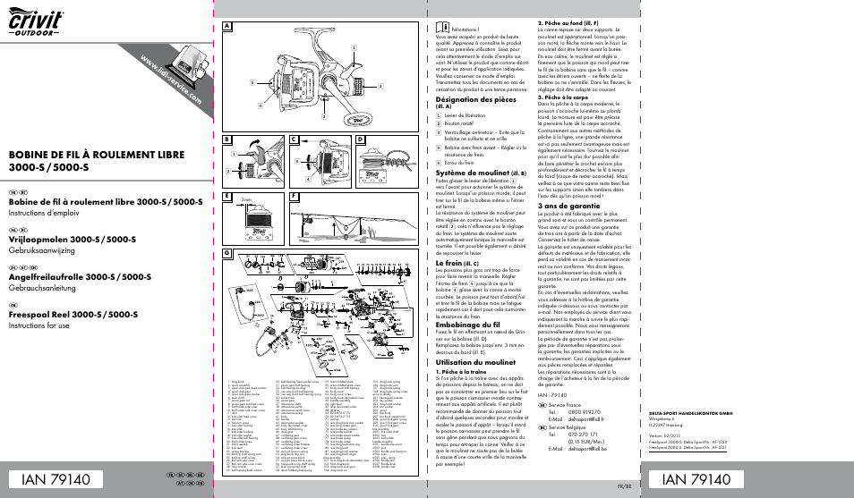 Crivit 3000-s User Manual | 2 pages