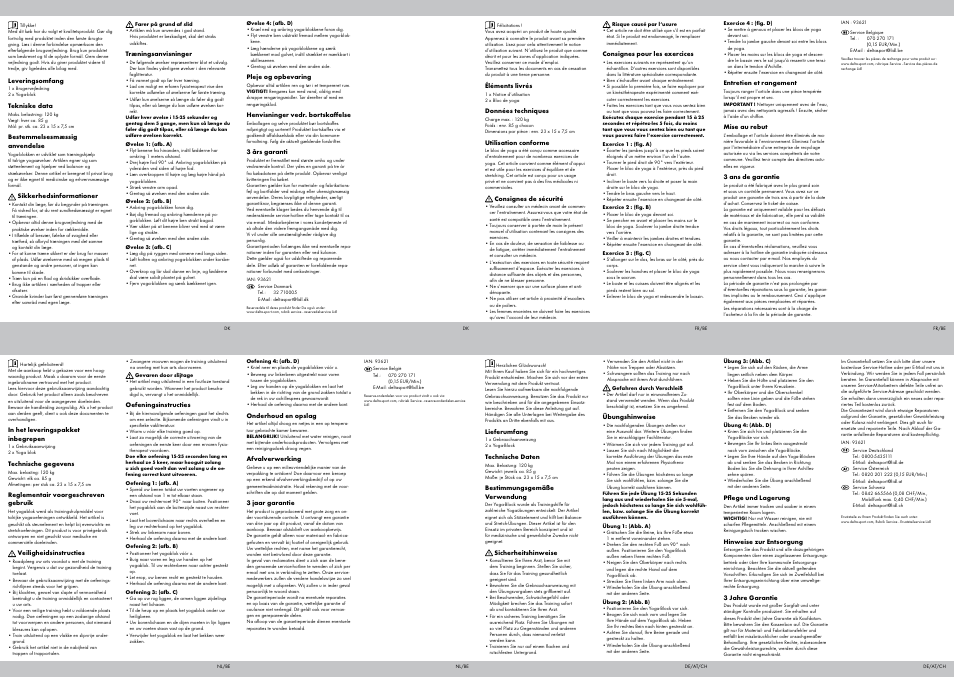 Crivit Yoga Block User Manual | Page 2 / 2