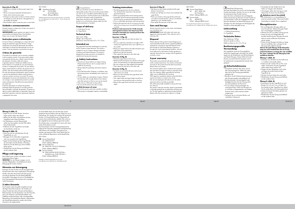 Crivit Yoga Block User Manual | Page 2 / 2