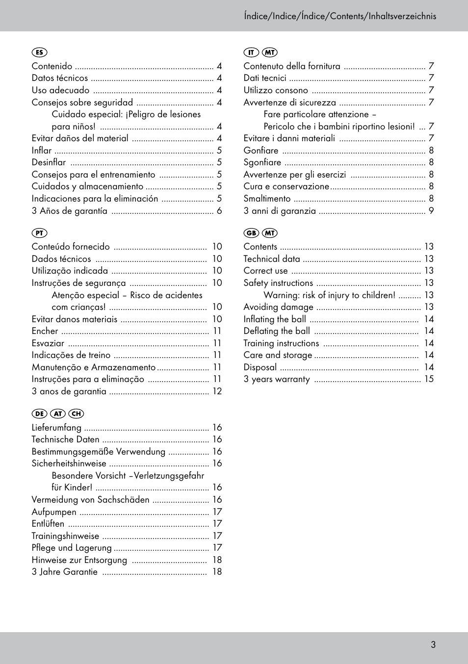 Crivit Yoga Block Style_Yogaball User Manual | Page 3 / 20