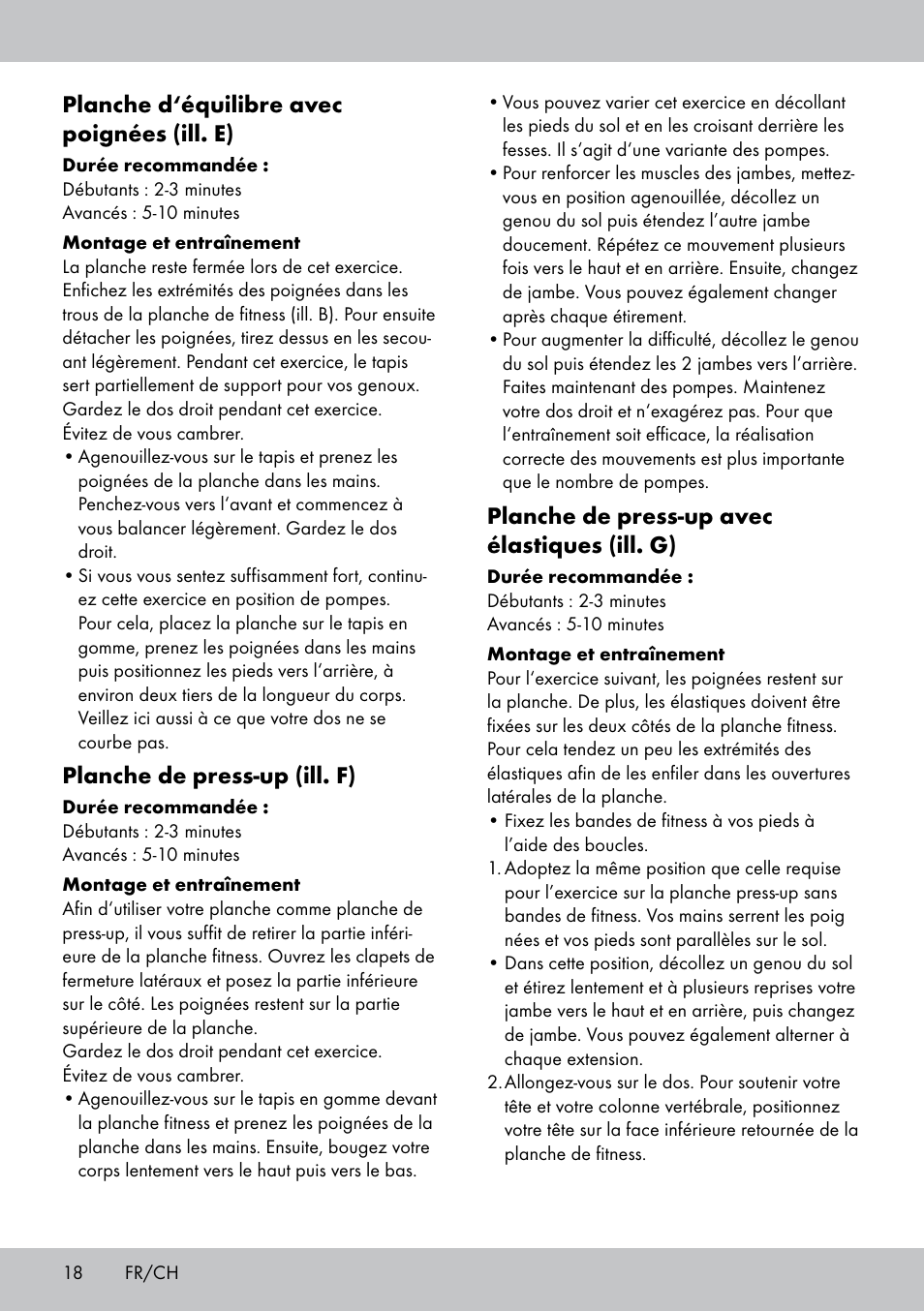 Crivit FB-1539 User Manual | Page 18 / 48