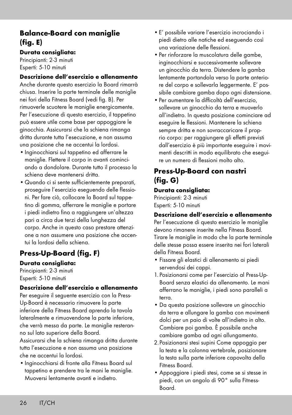 Crivit FB-1539 User Manual | Page 26 / 48