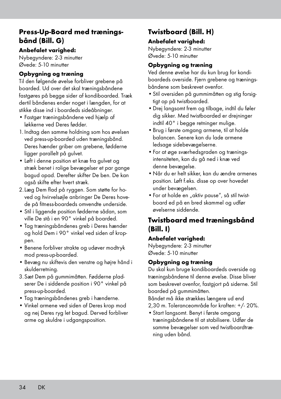 Crivit FB-1539 User Manual | Page 34 / 64