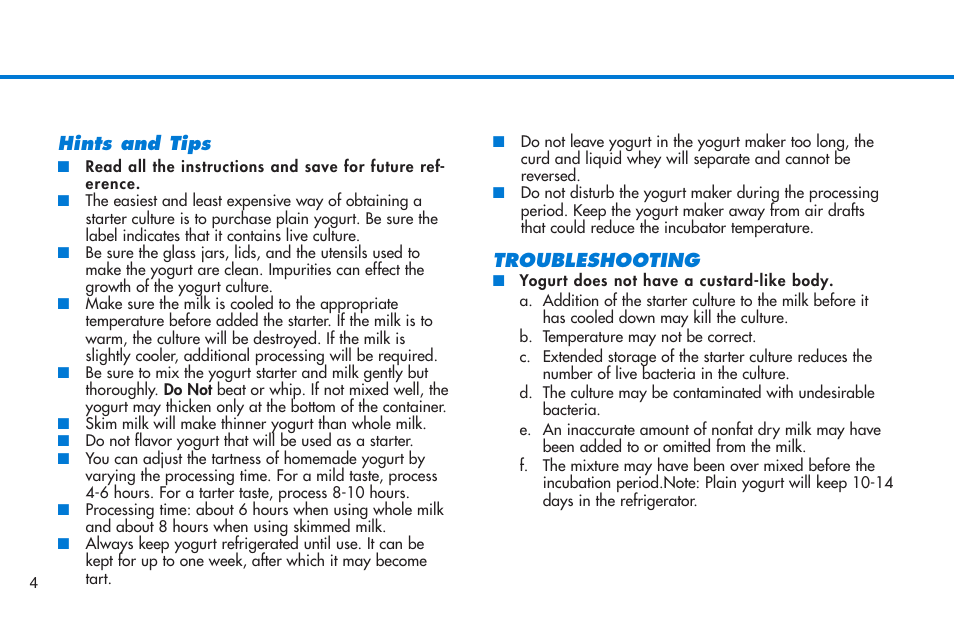 Deni Yogurt Maker 5600 User Manual | Page 5 / 9