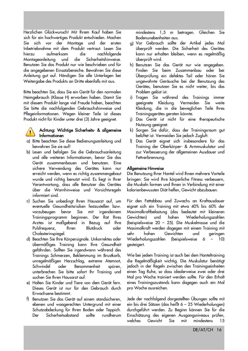 Crivit 2.5kg Kettlebell User Manual | Page 16 / 21