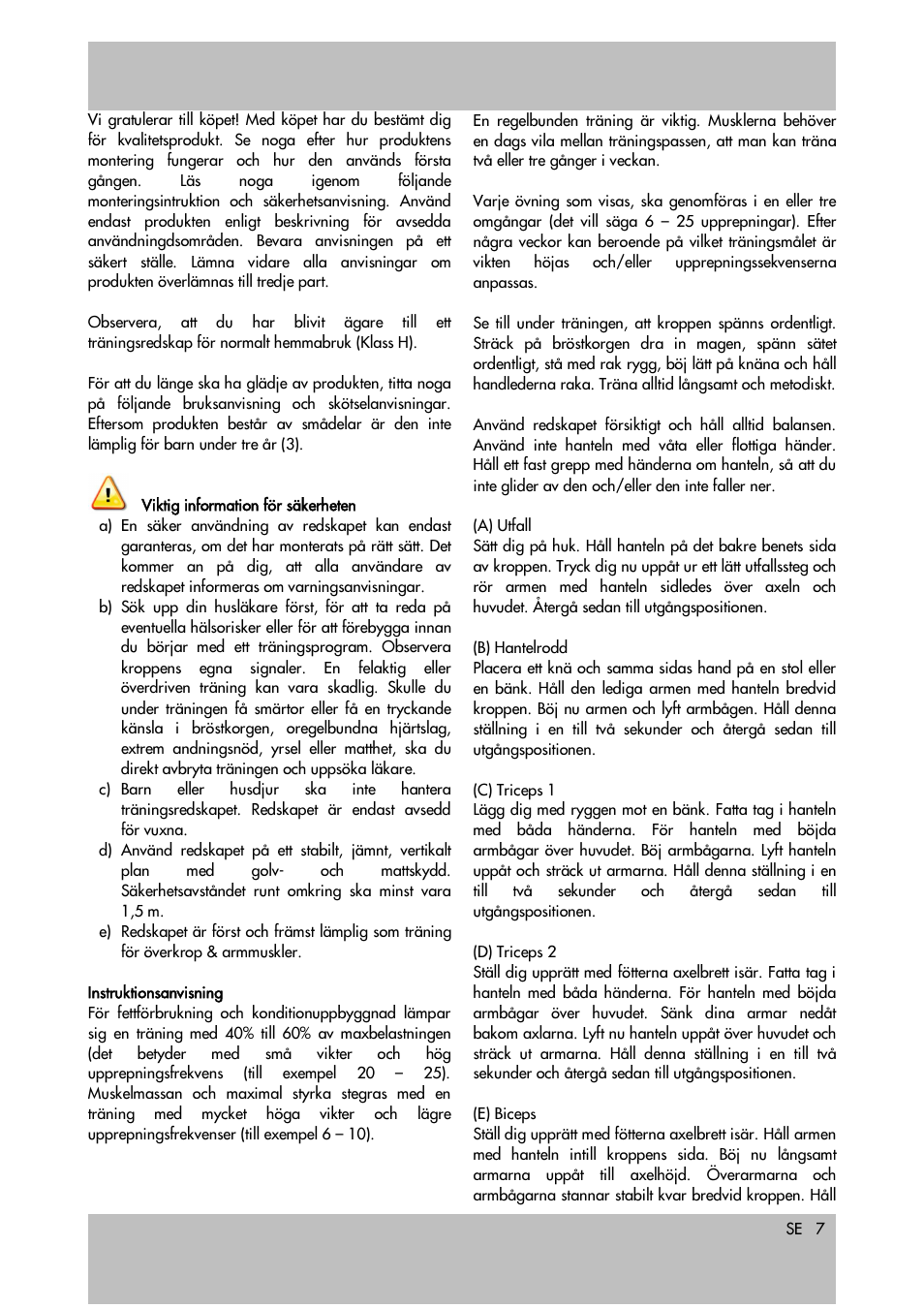 Crivit 2.5kg Kettlebell User Manual | Page 7 / 21